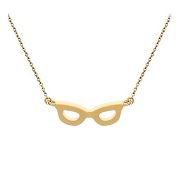 $58 Kate Spade lookout glasses gold mini pendant necklace - Picture 5 of 5